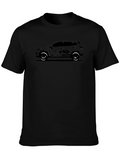 Black Car Silhouette Graphic Tee