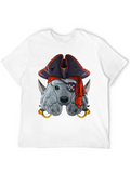 Pirate Dog Graphic T-Shirt