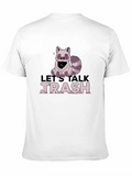 Lets Talk Trash Raccoon Graphic Tee