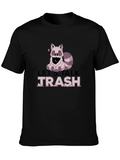 Lets Talk Trash Raccoon Graphic Tee