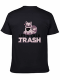 Lets Talk Trash Raccoon Graphic Tee