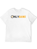 Only Gains Black Gym T-Shirt