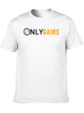 Only Gains Black Gym T-Shirt