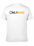 Only Gains Black Gym T-Shirt