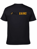 Only Gains Black Gym T-Shirt
