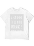 Funny Not Talk to Me Morning T-Shirt