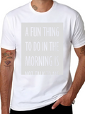 Funny Not Talk to Me Morning T-Shirt