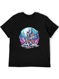 Haunted House Graphic T-Shirt