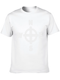 Compass Rose Graphic Tee - Stylish Direction