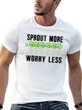 Sprout More Worry Less Graphic Tee