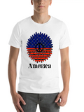 4th Of July Sunflower Classic Cotton Tee – Unisex Comfort For Any Season