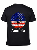4th Of July Sunflower Classic Cotton Tee – Unisex Comfort For Any Season