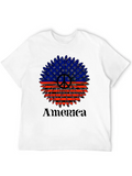 4th Of July Sunflower Classic Cotton Tee – Unisex Comfort For Any Season