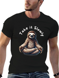 Relaxed Sloth Meditation T-Shirt