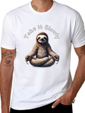 Relaxed Sloth Meditation T-Shirt