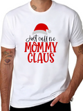 Mommy Claus Christmas Graphic Tee