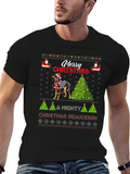 Merry Christmas Beauceron Dog T-Shirt