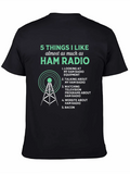 5 Things I Like Almost As Much As Ham Radio Funny Classic Cotton Tee – Unisex Comfort For Any Season