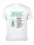 5 Things I Like Almost As Much As Ham Radio Funny Classic Cotton Tee – Unisex Comfort For Any Season