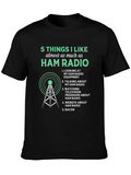 5 Things I Like Almost As Much As Ham Radio Funny Classic Cotton Tee – Unisex Comfort For Any Season