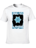 Snowflake Graphic Black T-Shirt