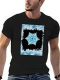 Snowflake Graphic Black T-Shirt