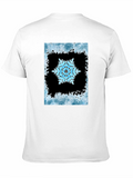 Snowflake Graphic Black T-Shirt