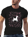 Whimsical Deer Graphic T-Shirt - Black