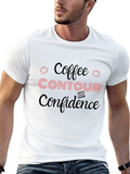 Coffee Contour Confidence Graphic Tee