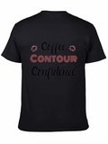 Coffee Contour Confidence Graphic Tee