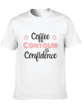 Coffee Contour Confidence Graphic Tee
