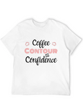 Coffee Contour Confidence Graphic Tee