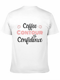 Coffee Contour Confidence Graphic Tee