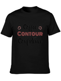 Coffee Contour Confidence Graphic Tee