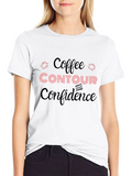 Coffee Contour Confidence Graphic Tee