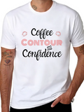 Coffee Contour Confidence Graphic Tee