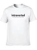 Introverted Marathon Runner T-Shirt - Black