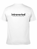 Introverted Marathon Runner T-Shirt - Black