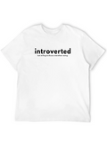 Introverted Marathon Runner T-Shirt - Black