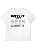 Support Plant Parenthood T-Shirt - Black