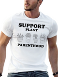 Support Plant Parenthood T-Shirt - Black