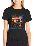 Lofoten Norway Scenic T-Shirt