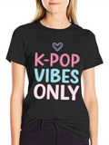 K-Pop Vibes Only Graphic Tee