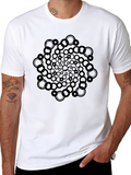 Spiral Circle Design T-Shirt