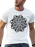 Spiral Circle Design T-Shirt