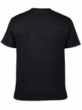 Livin The Dream Black Graphic Tee
