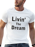 Livin The Dream Black Graphic Tee