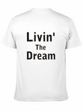 Livin The Dream Black Graphic Tee