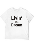 Livin The Dream Black Graphic Tee