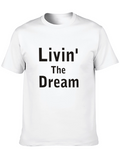 Livin The Dream Black Graphic Tee